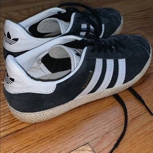 black adidas gazelle sneakers